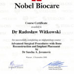 Certyfikat 2000.09.08 szkolenie Warszawa