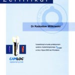 Certyfikat 2003.07.04 szkolenie Wroclaw