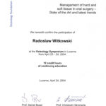 Certyfikat 2004.04.24 symposium Lucerne