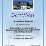 Certyfikat 2007.03.23 szkolenie Olsberg Niemcy