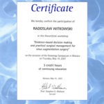 Certyfikat 2007.05.10 szkolenie Monako