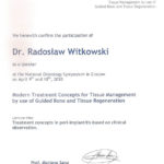 Certyfikat 2010.04.09 szkolenie Krakow