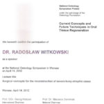 Certyfikat 2012.04.14 szkolenie Warszawa