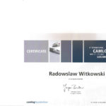 Certyfikat 2012.05.05 szkolenie Lucerne Szwajcaria